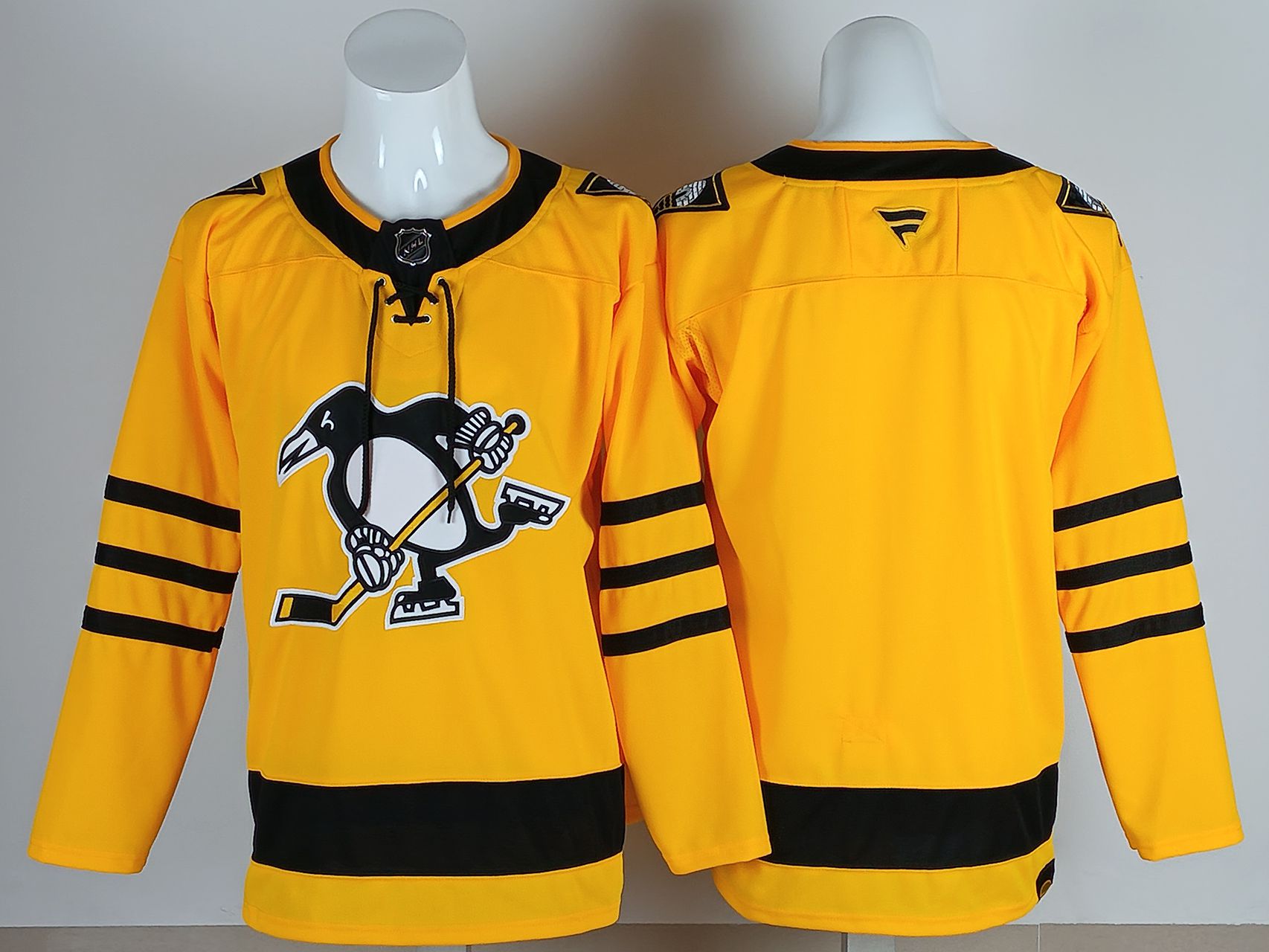 Men 2026 Pittsburgh Penguins Blank Yellow NHL Jersey style 01